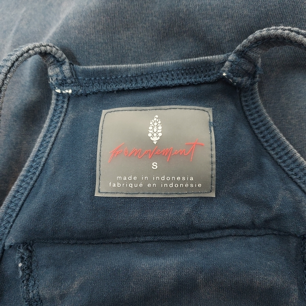 Free People Movement Hot Shot Onesie Overalls Blue Size Small - Picture 12 of 15